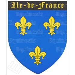 Imán regional – Blasón Ile-de-France