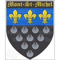 Imán regional – Blason Mont-St-Michel