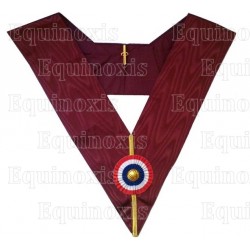 Collar masónico muaré – Arco Real – Oficial