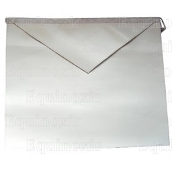 Tablier maçonnique en faux cuir – Aprendiz / Compañero – 33 cm x 39 cm