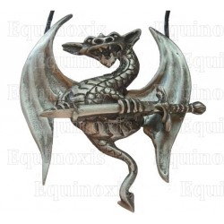 Colgante dragón – Dragón ailes articulées avec épée