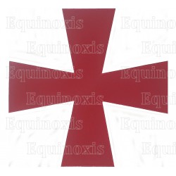 Croix rouge en feutrine – CBCS – 25 x 25 cm